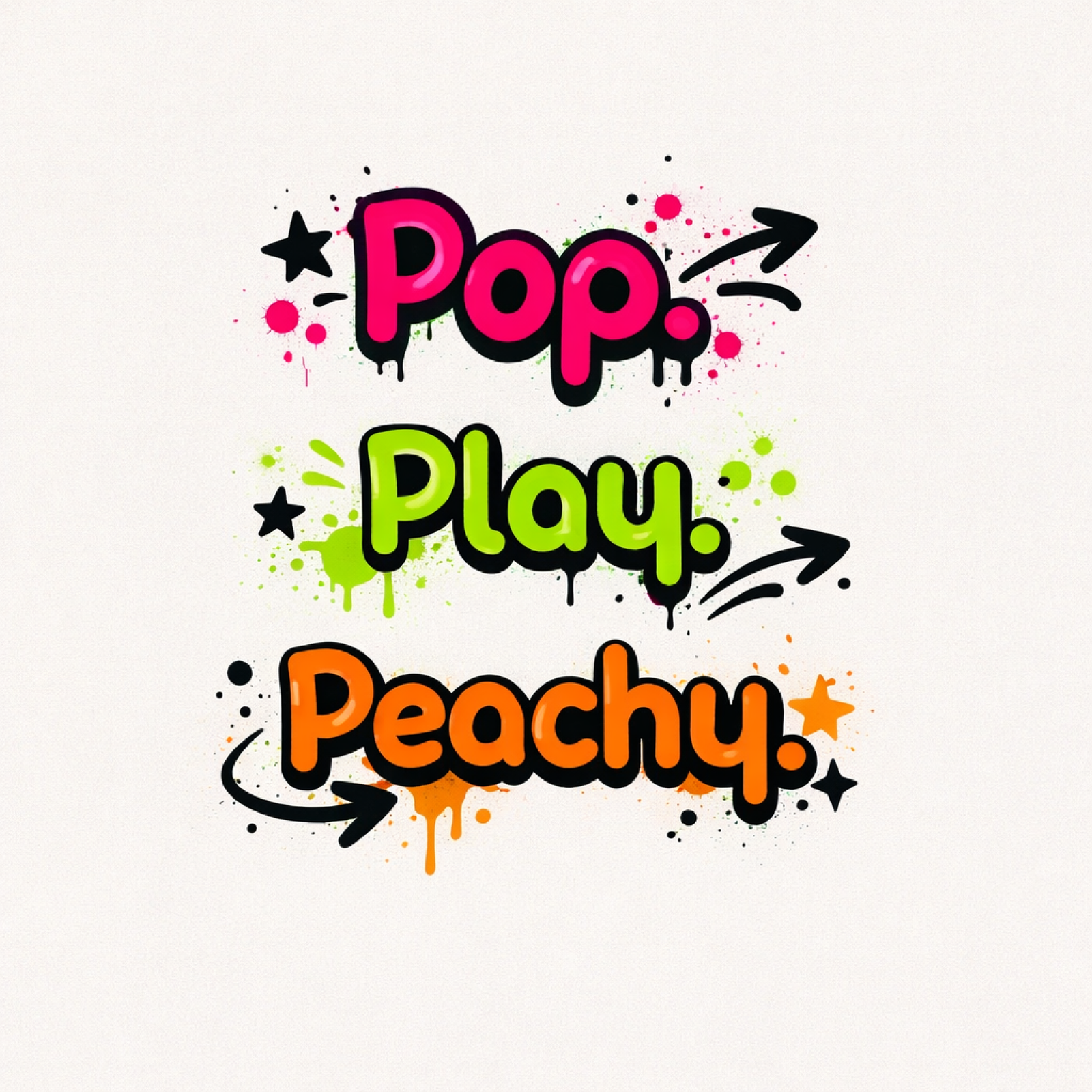 Peachy Booty brand identity highlight